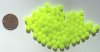 100 6mm Acrylic Fluorescent Yellow